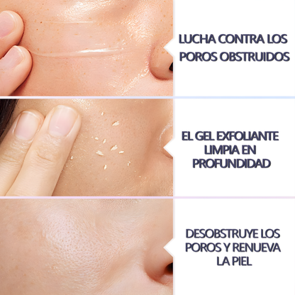 QUARXERY Gel Exfoliante Facial con Nicotinamida – Limpieza Profunda sin Irritar la Piel